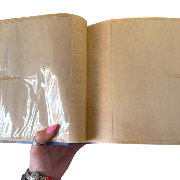 Pioneer Natural Photo Album Book Clear Slip-In Pockets Memo Pages Bi-Directional - Picture 3 of 11